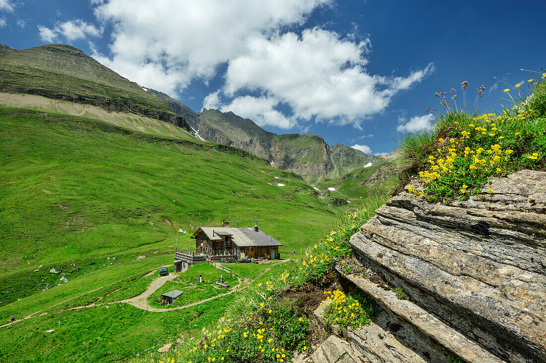 Brixner Hütte, Pfunderer Höhenweg, Zillertaler Alpen, Südtirol, Italien