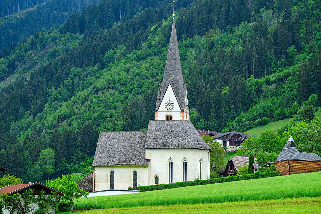 Kirche Maria Schnee, Matzelsdorf, Via paradiso, Millstätter See, Nockberge, Niedere Tauern, Kärnten, Österreich