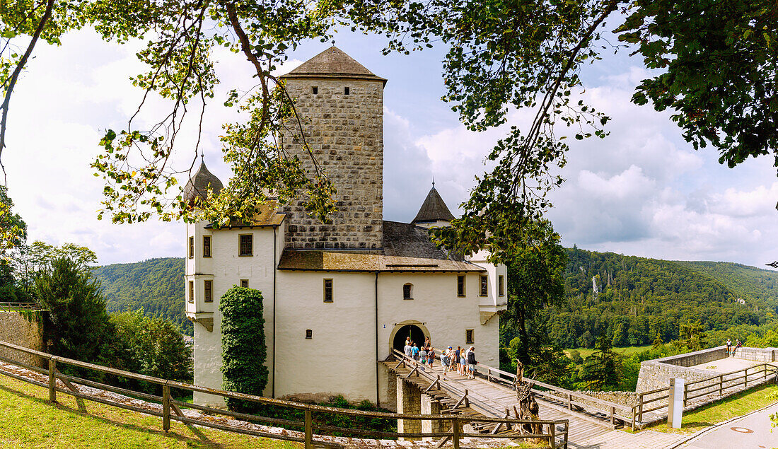  Prunn Castle in the Altmühl Valley in Lower Bavaria in Germany 