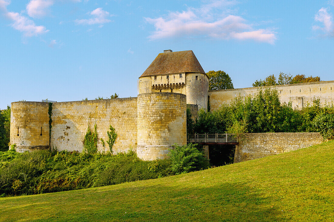  Château Ducal (Chateau Ducal) castle in Caen in the Calvados department in the Normandy region of France 