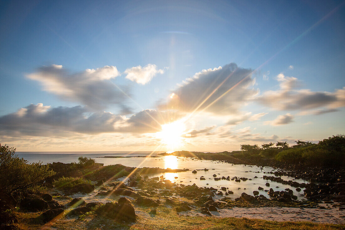  Pointe Quatre Cocos, beach near Trou d&#39;Eau Douce in eastern Mauritius, Africa 