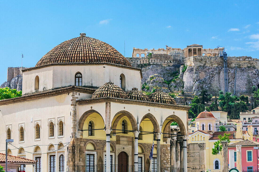  Byzantine church on Monastiraki Square, Athens, Greece 