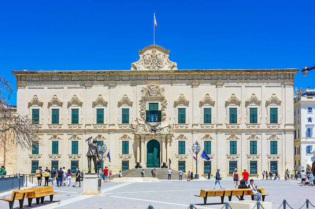  Auberge de Castille on Castille Place and now serves as the official residence of the Maltese Prime Minister. 