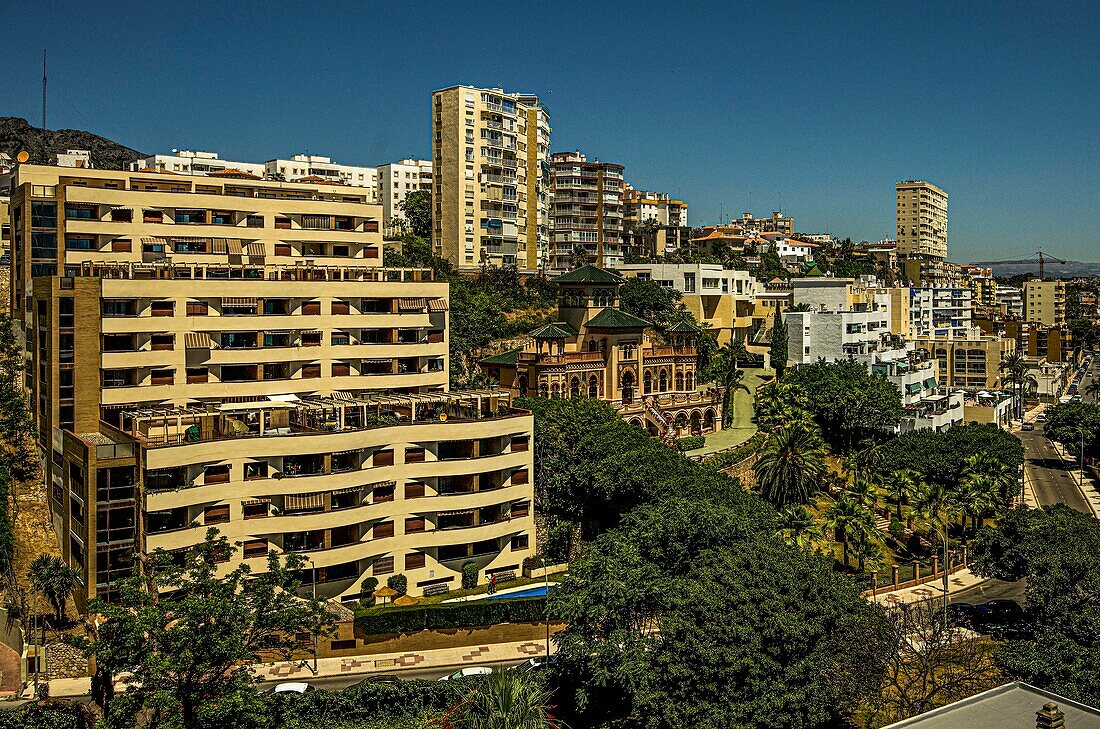  View of holiday rentals in Torremolinos, Costa del Sol, Spain 