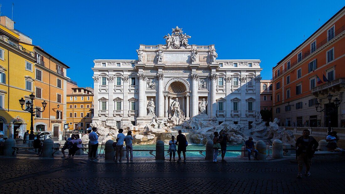  Trevi-Brunnen, Rom, Latium, Italien 