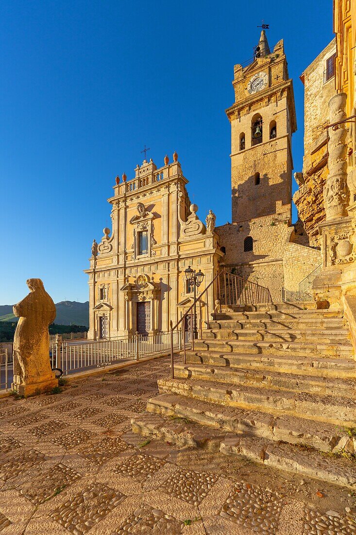  Kathedrale San Giorgio Martire, Caccamo, Palermo, Sizilien, Italien 