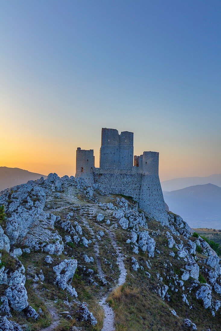 Rocca Calascio, Calascio, L'Aquila, Abruzzen, Italien