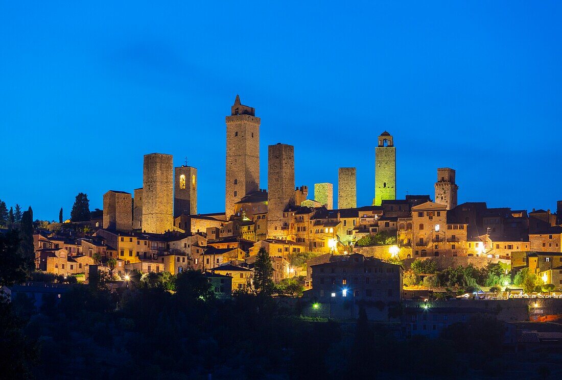  San Gimignano, Siena, Toskana, Italien 