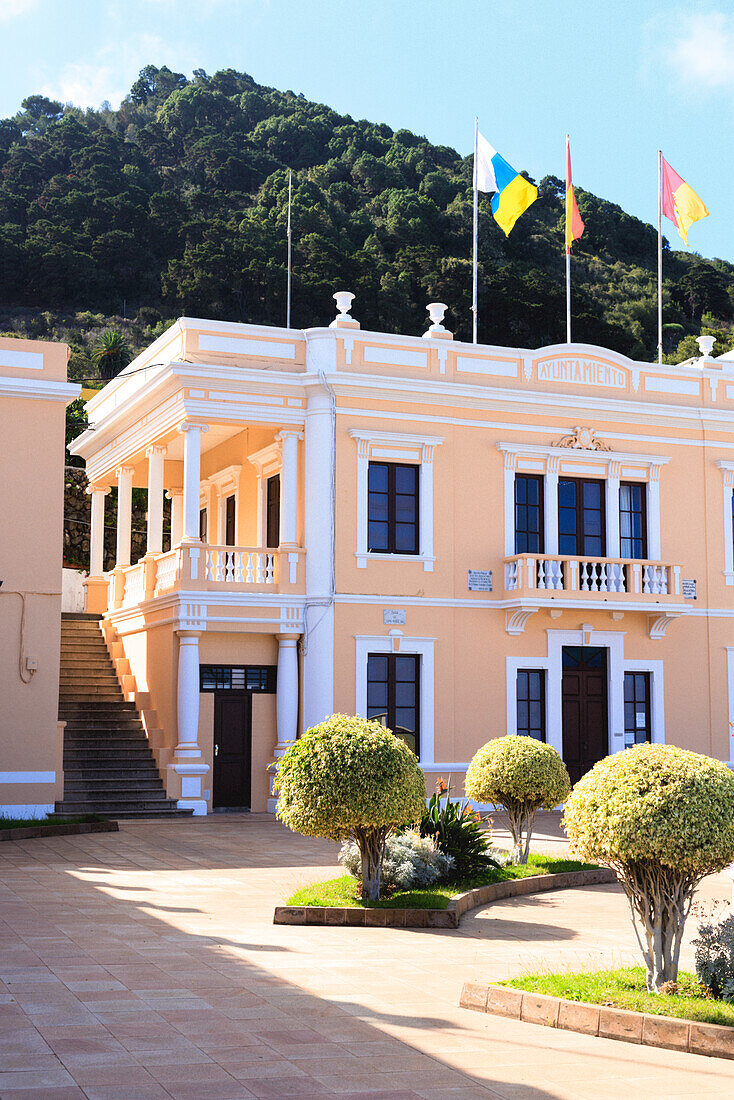  Pictures of the mountain village of Villa de Mazo on the Canary Island of La Palma, Spain. 