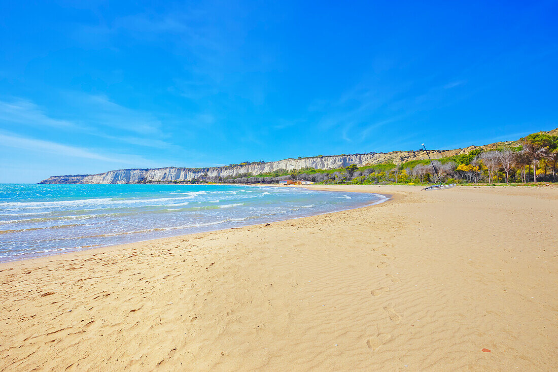  Strand von Eraclea Minoa, Cattolica Eraclea, Bezirk Agrigento, Sizilien, Italien 