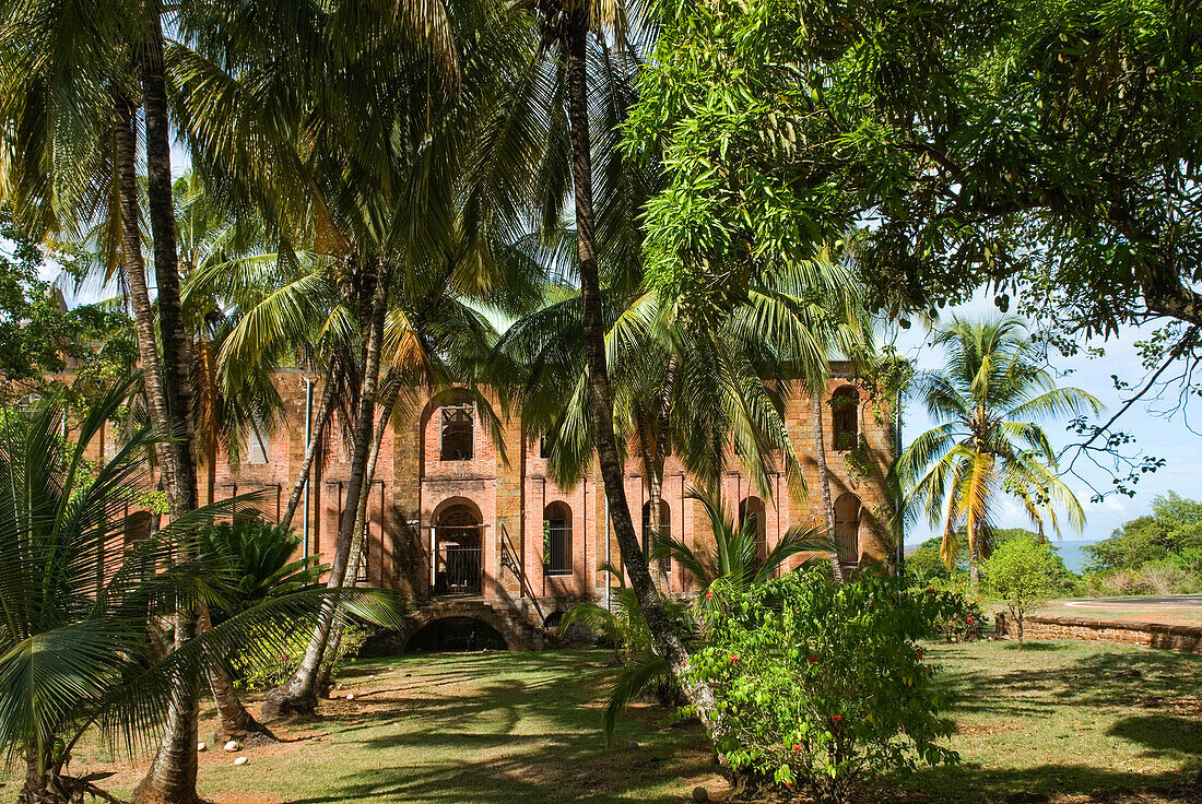 remains of the former penal colony hospital, Ile Royale,Iles du Salut (Islands of Salvation),French Guiana,overseas department and region of France,Atlantic coast of South America