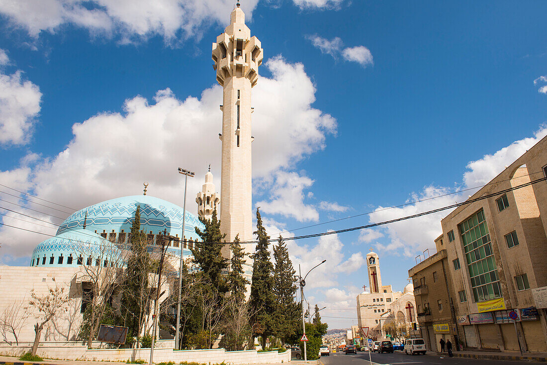  König-Abdullah-I.-Moschee, Amman, Jordanien, Naher Osten, südliche Levante, Westasien 