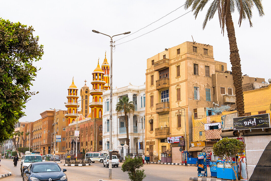 Bank of the Nile river at Esna, Egypt, northeast Africa