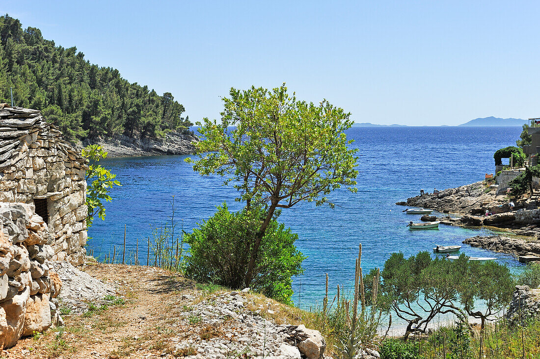 Pupnatska luka bay, Pupnat, Korcula island, Croatia, Southeast Europe