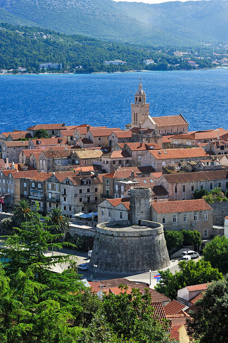 Korcula old town,Korcula island, Croatia, Southeast Europe