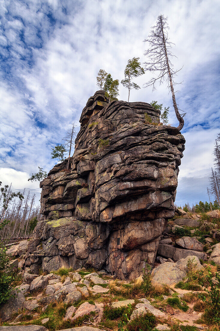 Feuerstein, Klippe, Felsen, Sagenhaft, Schierke, Harz, Sachsen-Anhalt, Deutschland, Europa