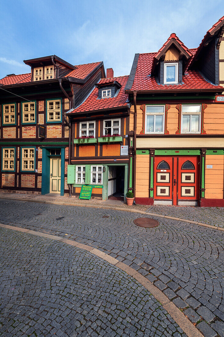  half-timbered house, Middle Ages, culture, Wernigerode, Harz, Saxony-Anhalt, Germany, Europe 