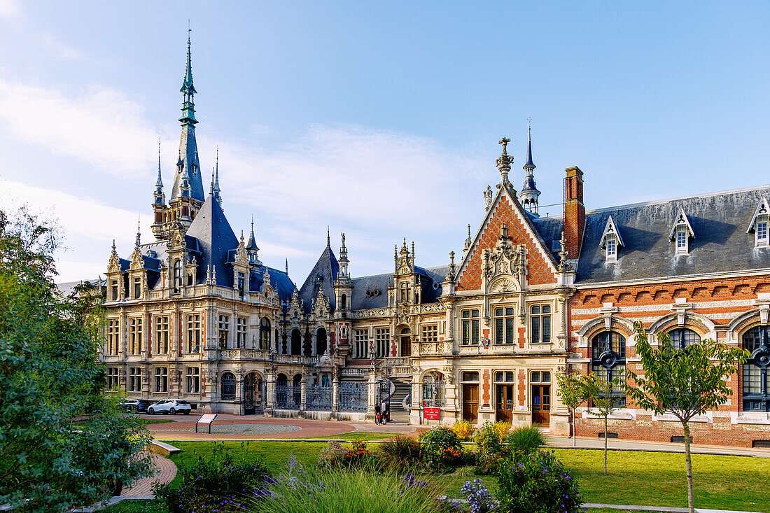  Palais Bénédictine in Fécamp (Fecamp) on the Alabaster Coast (Côte d&#39;Albâtre, Cote d&#39;Albatre) in the Seine-Maritime department in the Normandy region of France 