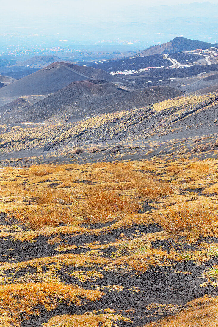 Crateri Silvestri view, Etna, Sicily, Italy