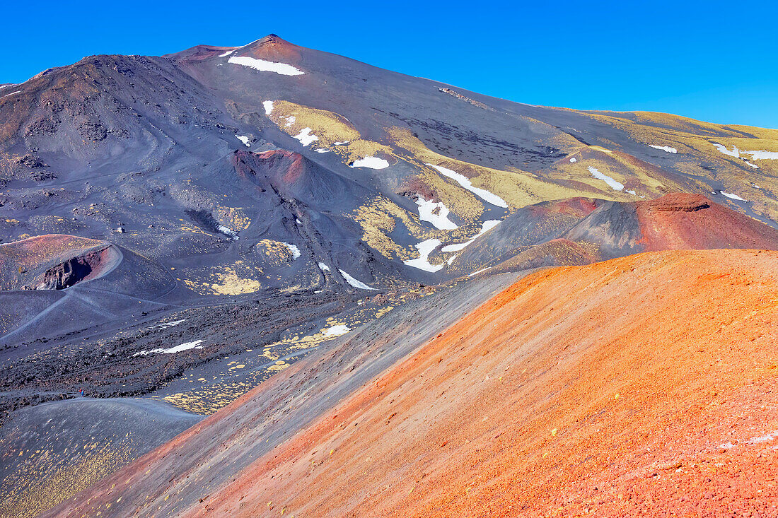 Volcanic landscape, Valle del Bove, Etna, Sicily, Italy