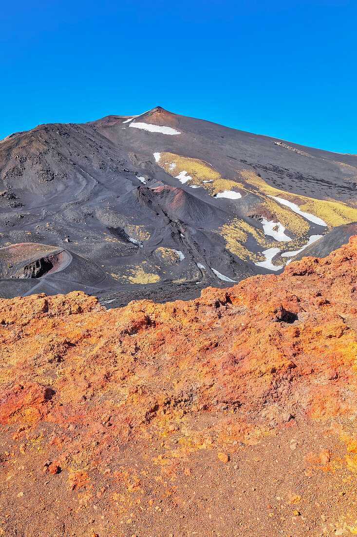 Volcanic landscape, Etna, Sicily, Italy