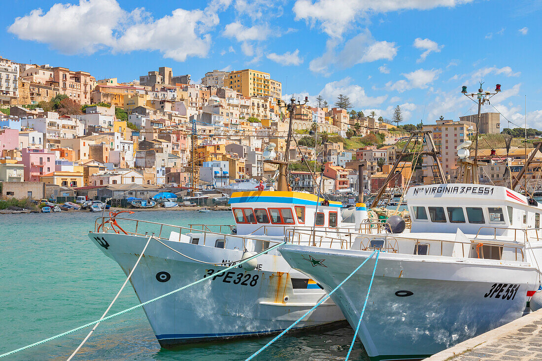  Sciacca harbour, Sciacca, Agrigento district, Sicily, Italy\n\n