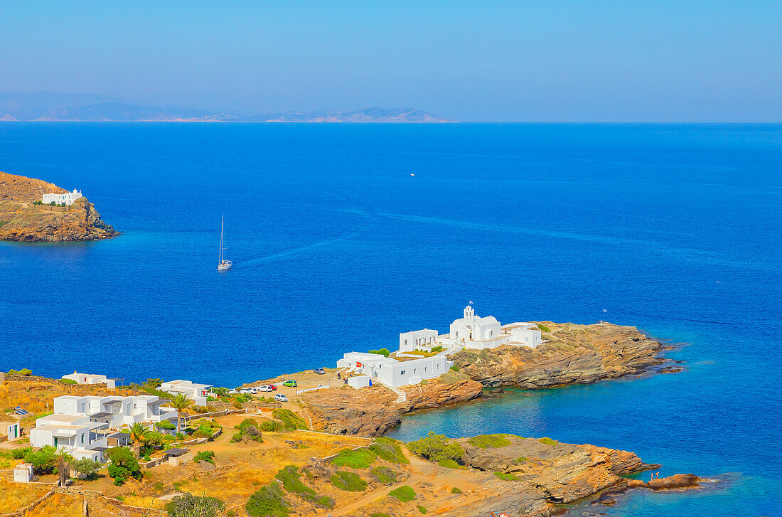 Chrisopigi monastery, Sifnos Island, Cyclades Islands, Greece