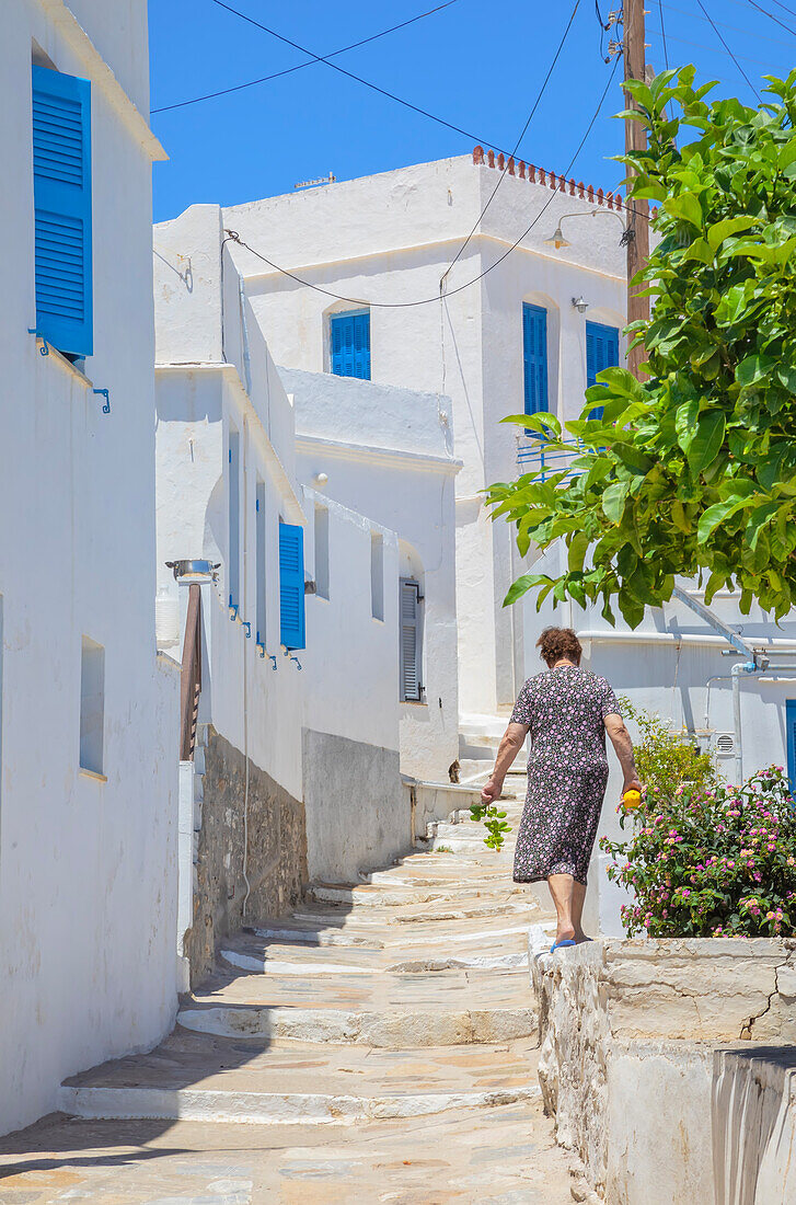 Apollonia village, Apollonia, Sifnos Island, Cyclades Islands, Greece