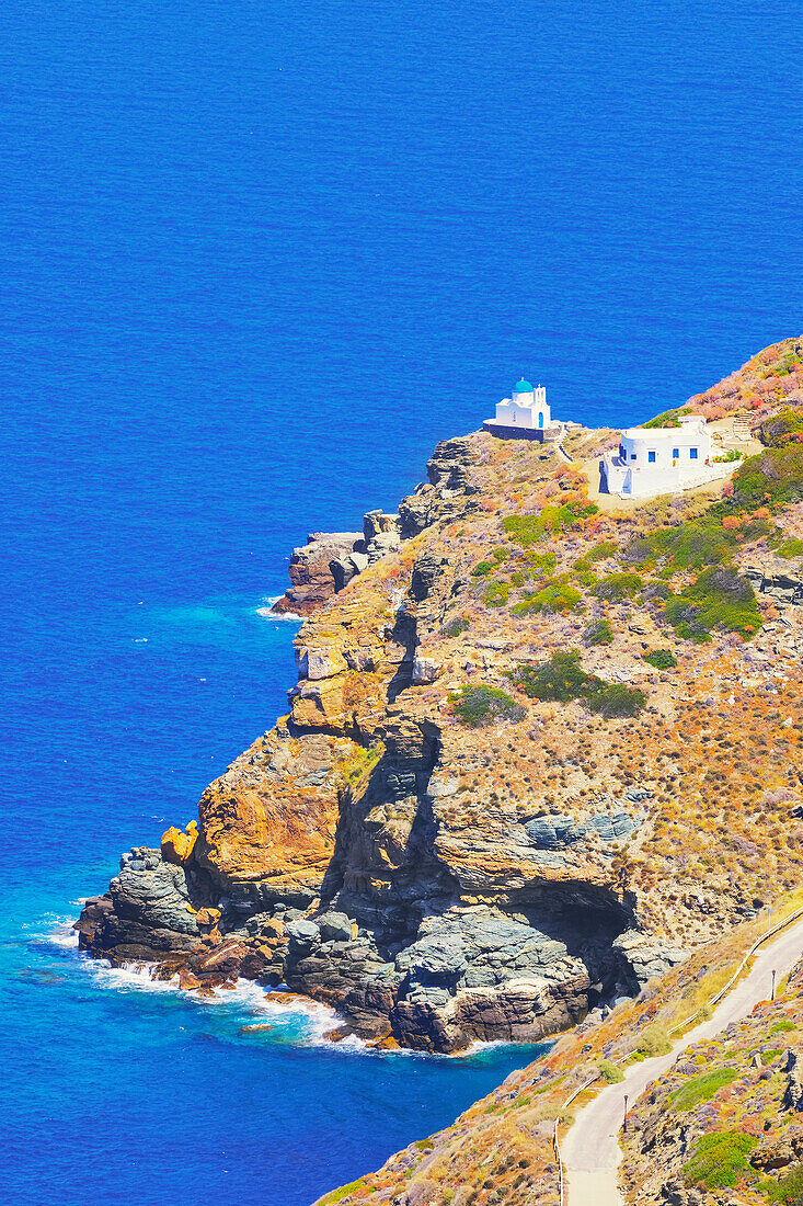  Kirche der Sieben Märtyrer, Kastro, Insel Sifnos, Kykladen, Griechenland 