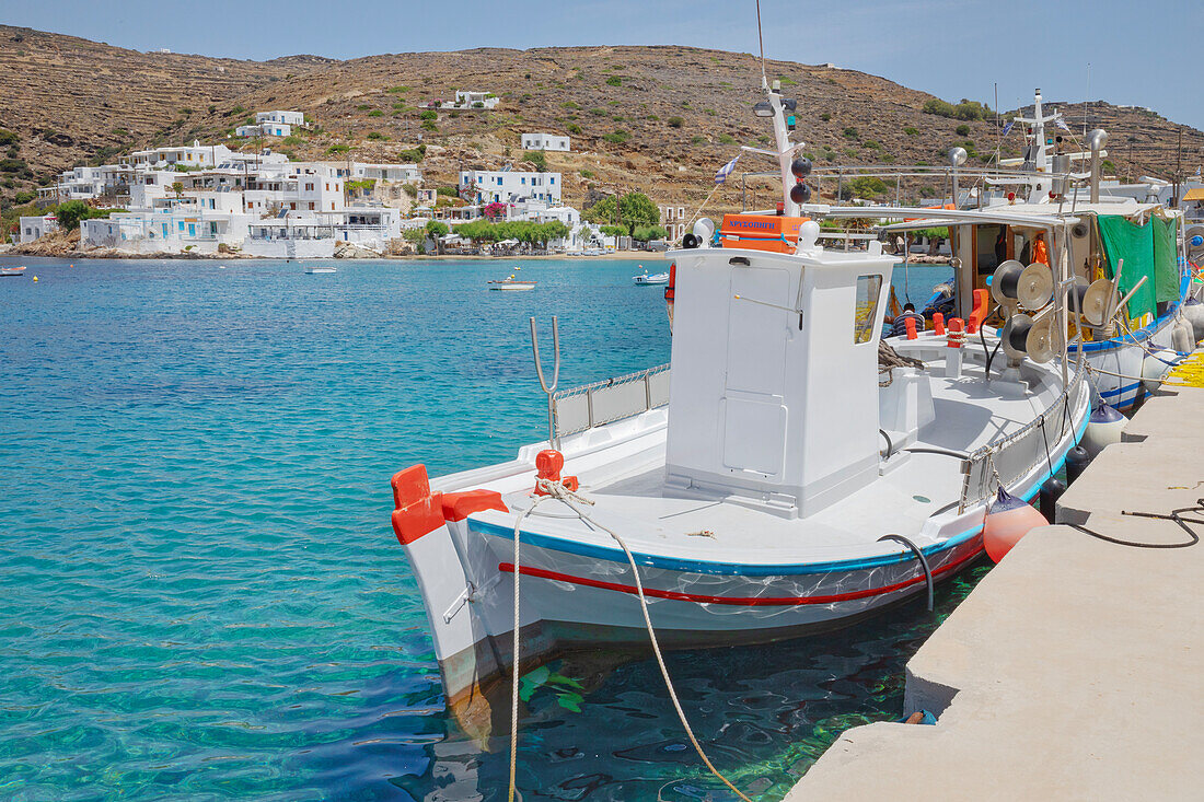 Fischerboote, Faros, Insel Sifnos, Kykladen, Griechenland