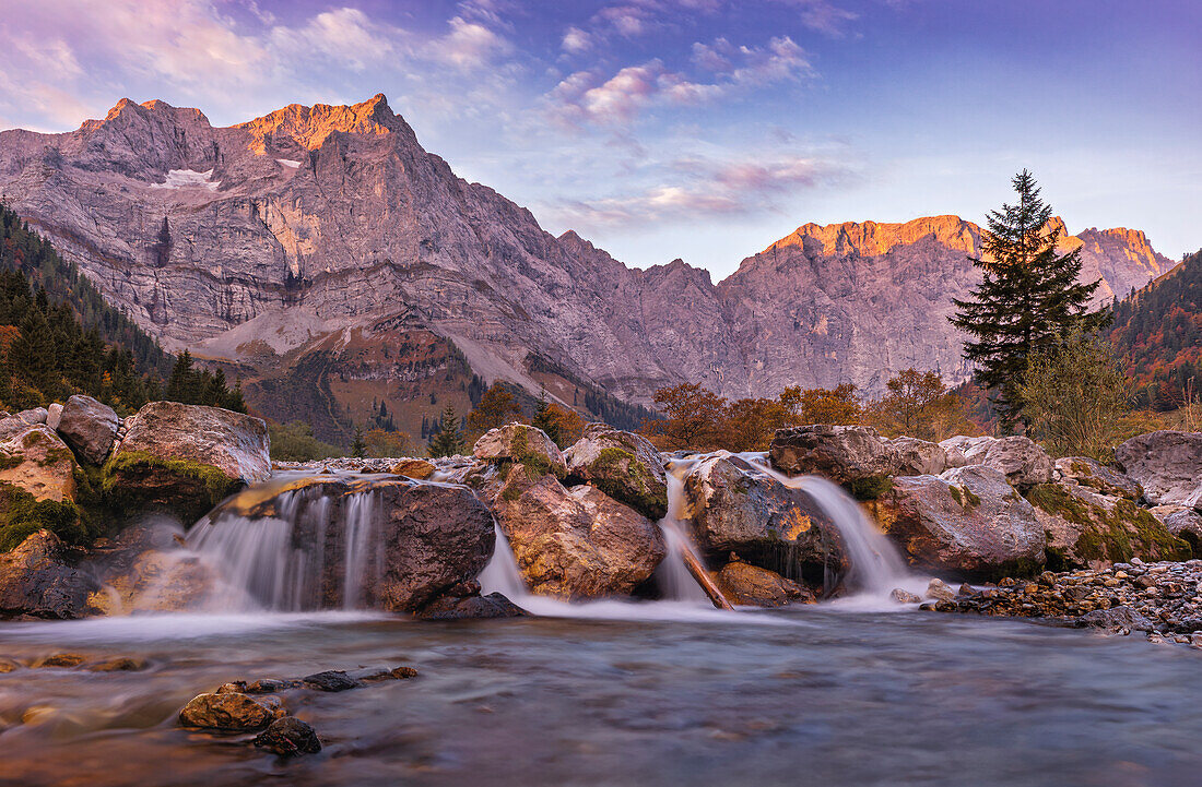  Autumn in the Karwendel, Hinterriß, Karwendel, Tyrol, Austria, Europe 