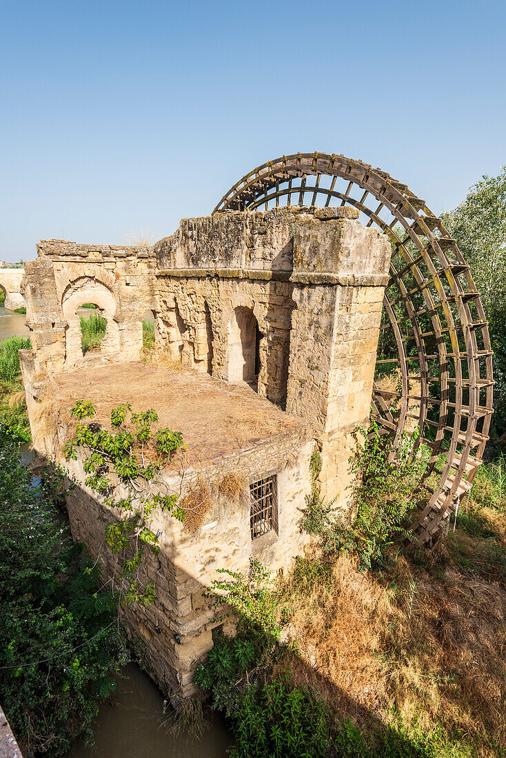  Noria de la Albolafia in Cordoba, Andalusia, Spain 