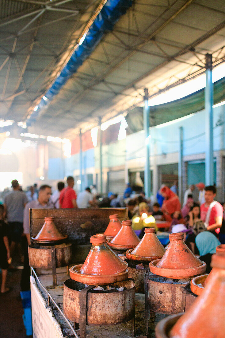 Die moderne Medina in Agadir, Marokko.