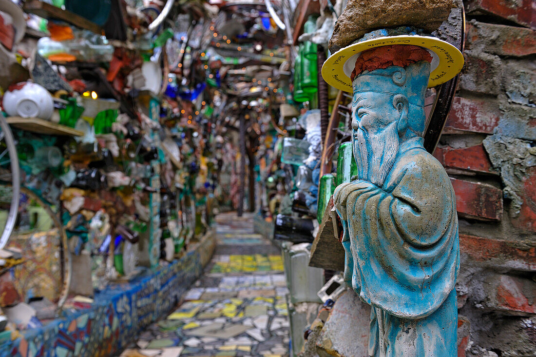 Philadelphia Magic Gardens, 1020 South Street,Philadelphia, Commonwealth  of Pennsylvania,Northeastern  United States,