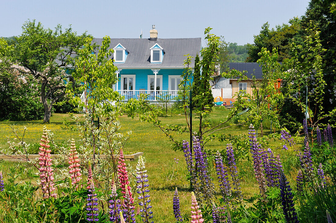 Haus von Tadoussac, Region Côte-Nord, Provinz Quebec, Kanada, Nordamerika