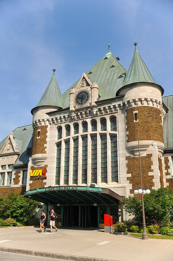 Gare du Palais (Palace Station),Quebec city,Province of Quebec,Canada,North America