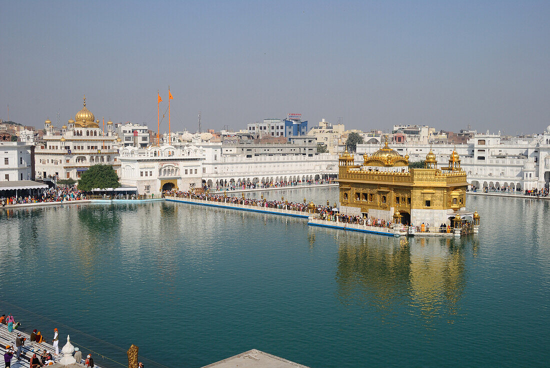  Goldener Tempel, Amritsar, Punjab, Indien, Asien 