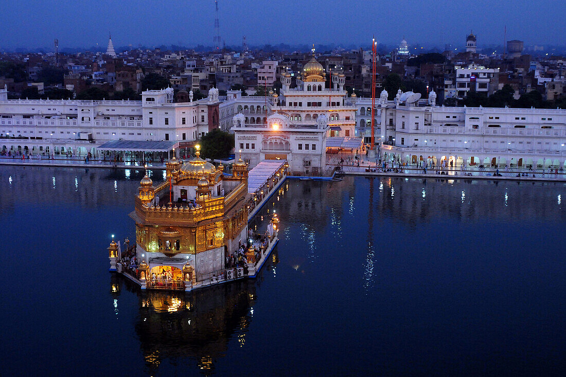  Goldener Tempel, Amritsar, Punjab, Indien, Asien 