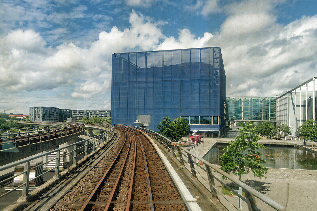 Danish Broadcasting Corporation, neuer Konzertsaal und Radio- und TV-Haus in Ørestad, Amager, Kopenhagen, Dänemark