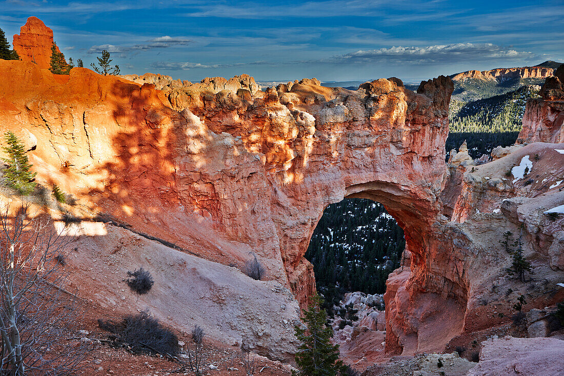 The Natural Bridge, a unique rock formation in Bryce Canyon, Utah, USA.