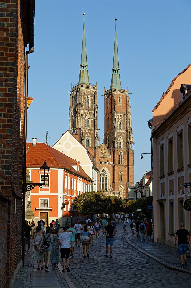 Cathedral Island, Cathedral of Saint John the Baptist, Cathedral Island, Wroclaw, Breslau, Lower Silesia, Poland