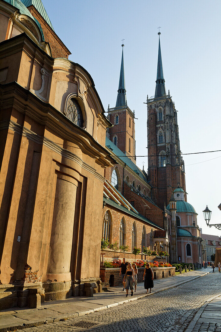 Cathedral Island, Cathedral of Saint John the Baptist, Cathedral Island, Wroclaw, Breslau, Lower Silesia, Poland