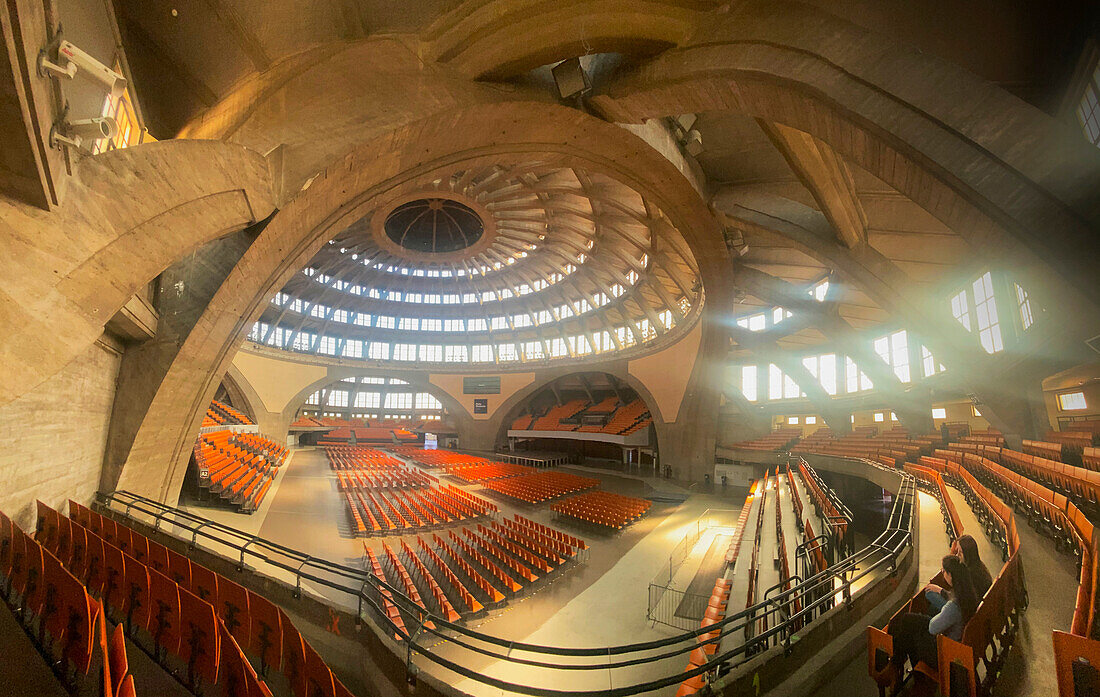 Interieur, UNESCO-Weltkulturerbe, Jahrhunderthalle, Hala Stulecia, Wroclaw, Breslau, Niederschlesien, Polen