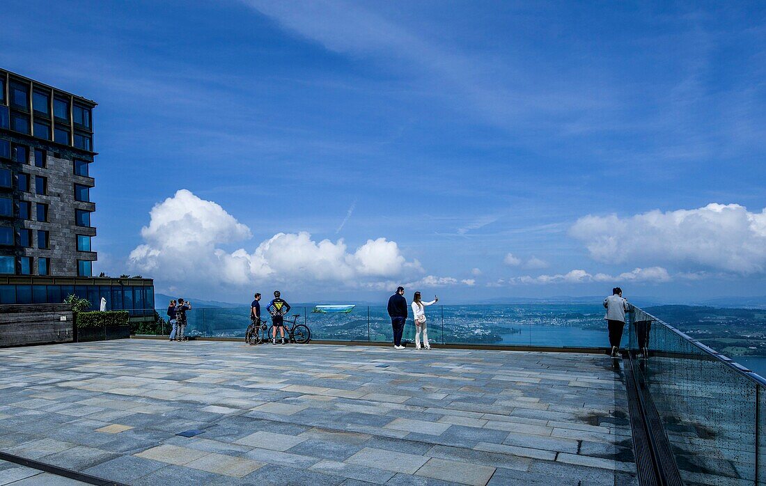  Terrace on the Bürgenstock, view of Lake Lucerne, left Bürgenstock Hotel 