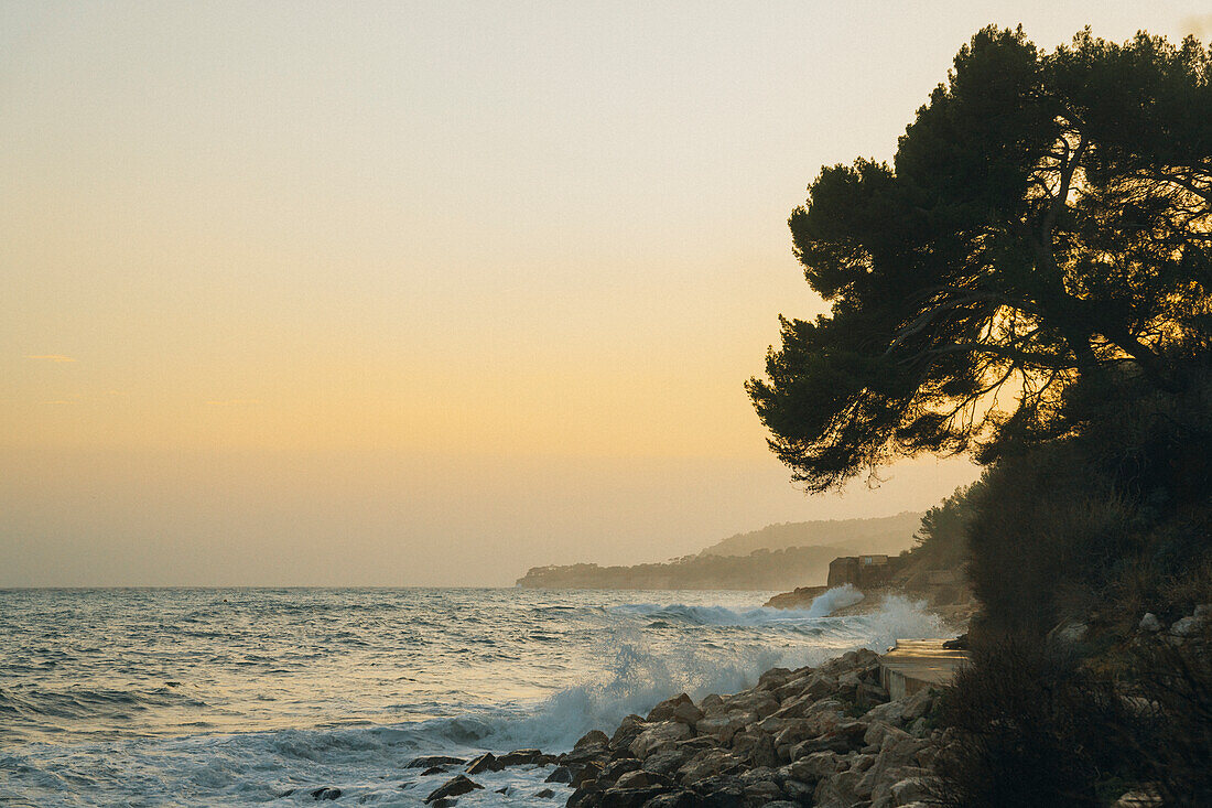  Sunset at the Plage de l&#39;Arène in Cassis 