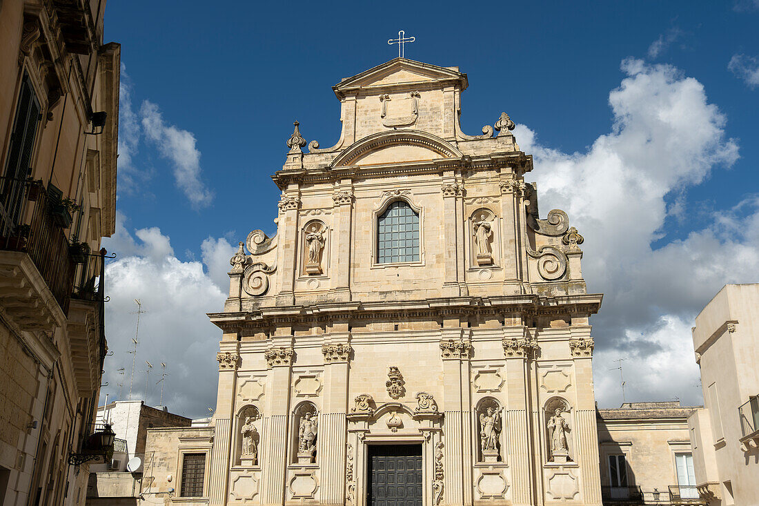 The Church of Alcantarine in Lecce, Puglia, Italy.