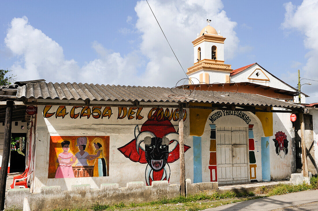 village of Portobelo,Colon Province,Republic of Panama,Central America