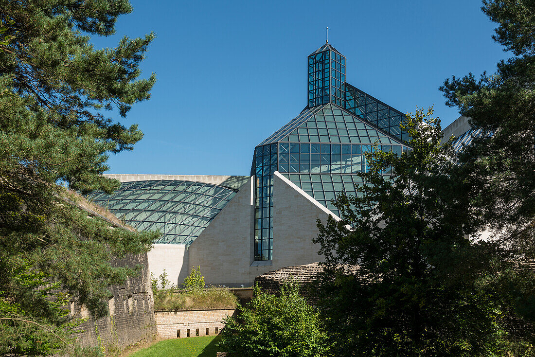 Museum für Moderne Kunst, Musée d'Art Moderne Grand-Duc Jean, Mudam, Luxembourg, Luxemburg Stadt, Luxemburg