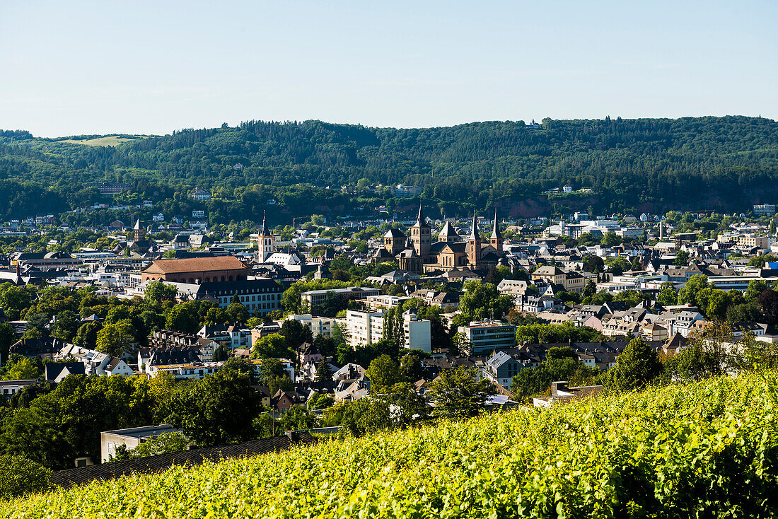  Panorama, Trier, Mosel, Rhineland-Palatinate, Germany 