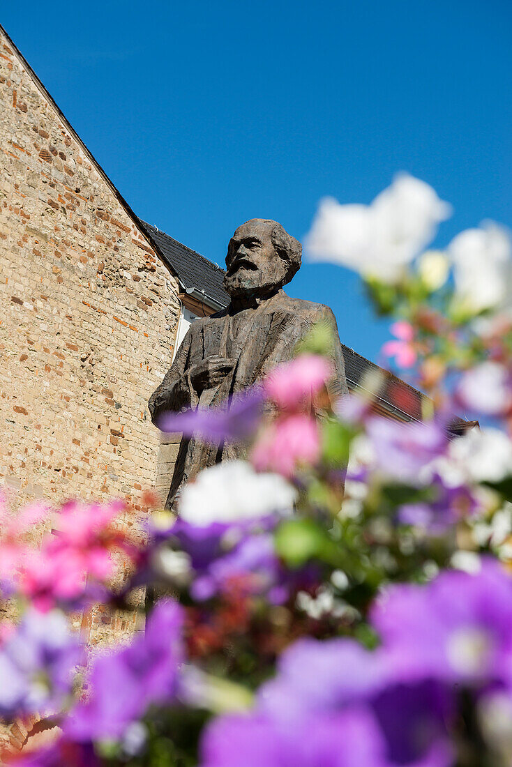  Statue of Karl Marx, Trier, Mosel, Rhineland-Palatinate, Germany 